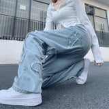 Street Loose Mopping Straight Jeans