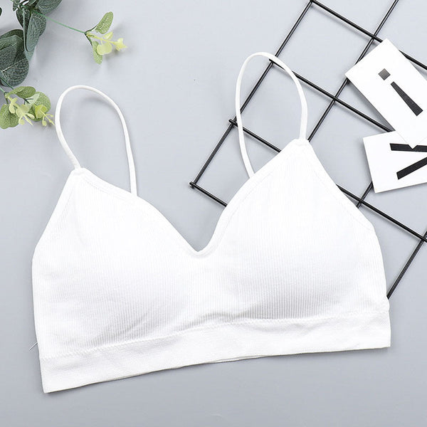 Seamless bra strapless tube top