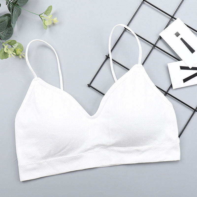 Seamless bra strapless tube top