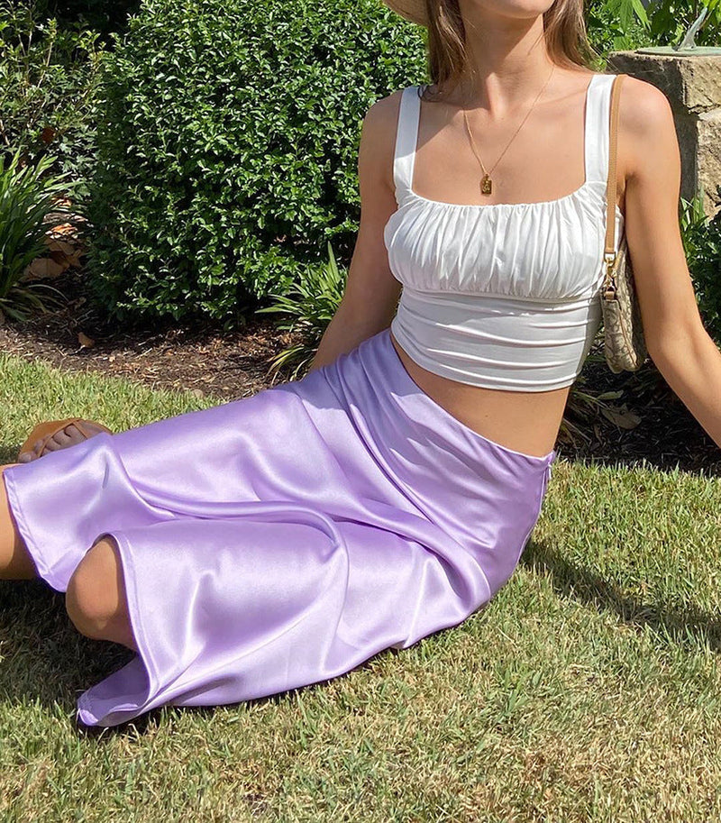 Light silk satin silk Skirt