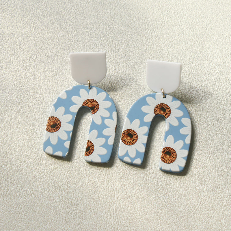 Acrylic Pearl Earrings