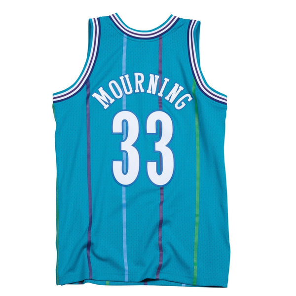 Alonzo Mourning Charlotte Hornets Hardwood Classics Throwback Swingman Jersey