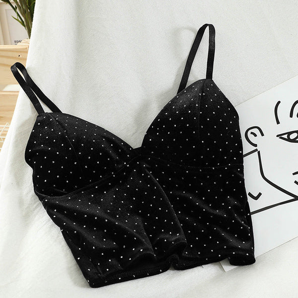 Velvet Short Sling Tank