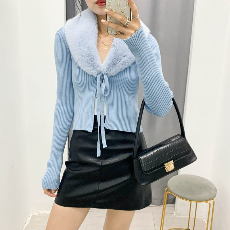 Stitched Stretch Knitted Jacket