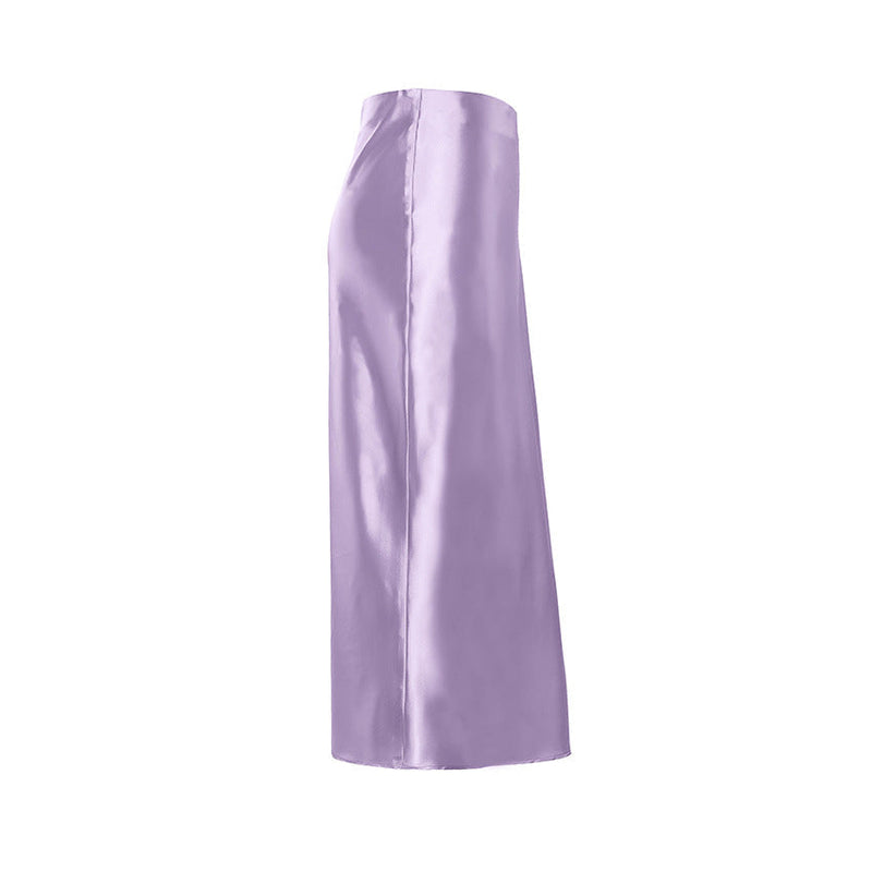 Light silk satin silk Skirt