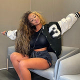 PU Stitching Baseball Jacket