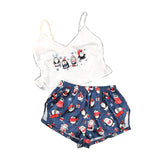 Fashion Satin Pajamas Suit