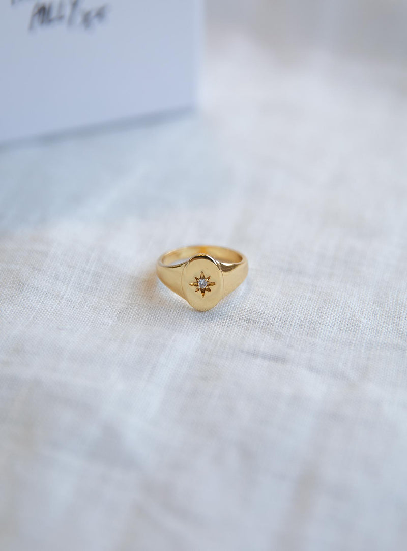 Celestial Love Gold Plated Ring