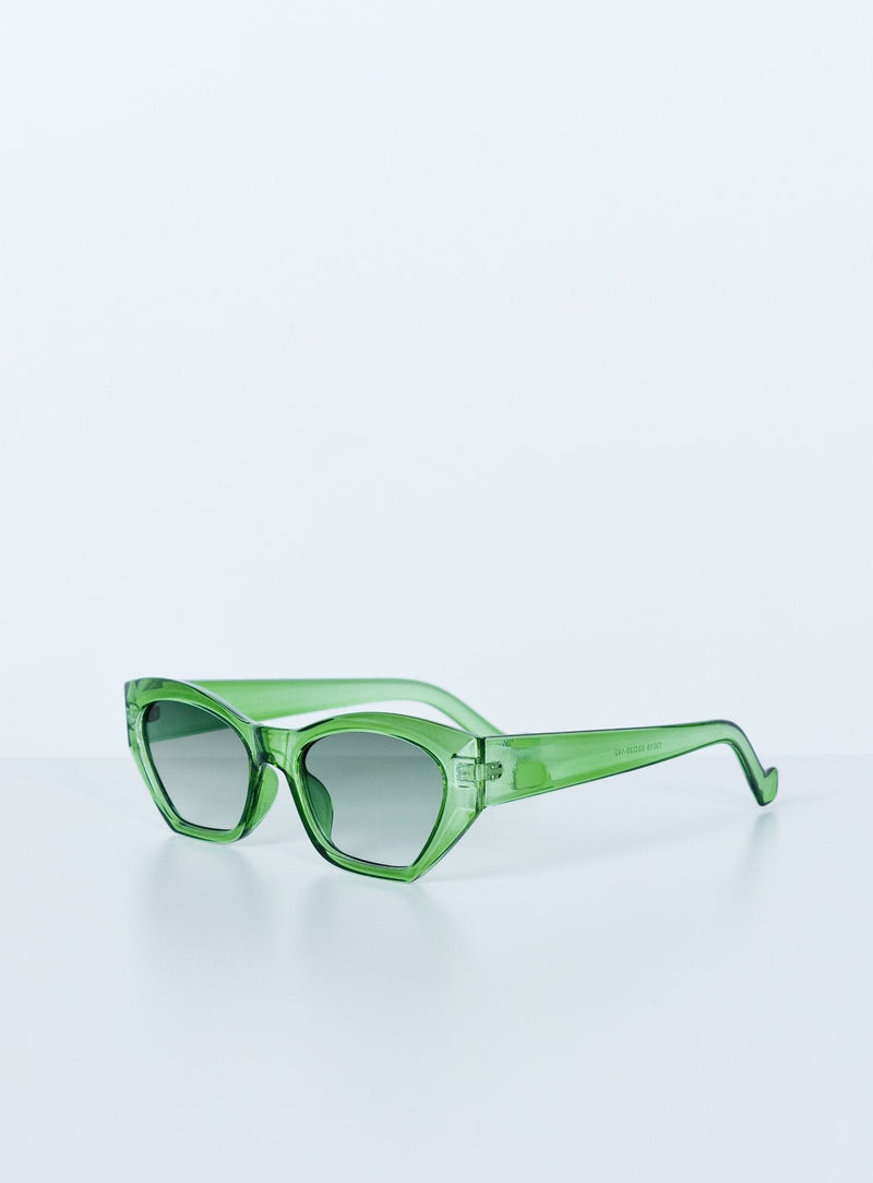 Tell Me Why Sunglasses Green