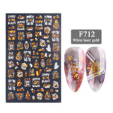 Nail Stickers 3D Christmas Series Two-color