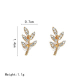 Leaf Stud Earrings