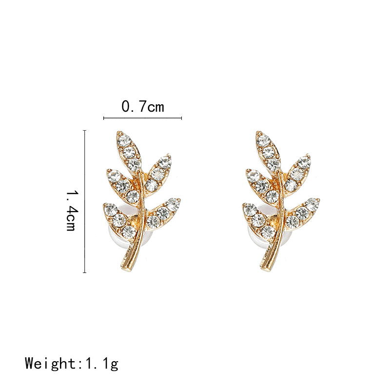 Leaf Stud Earrings