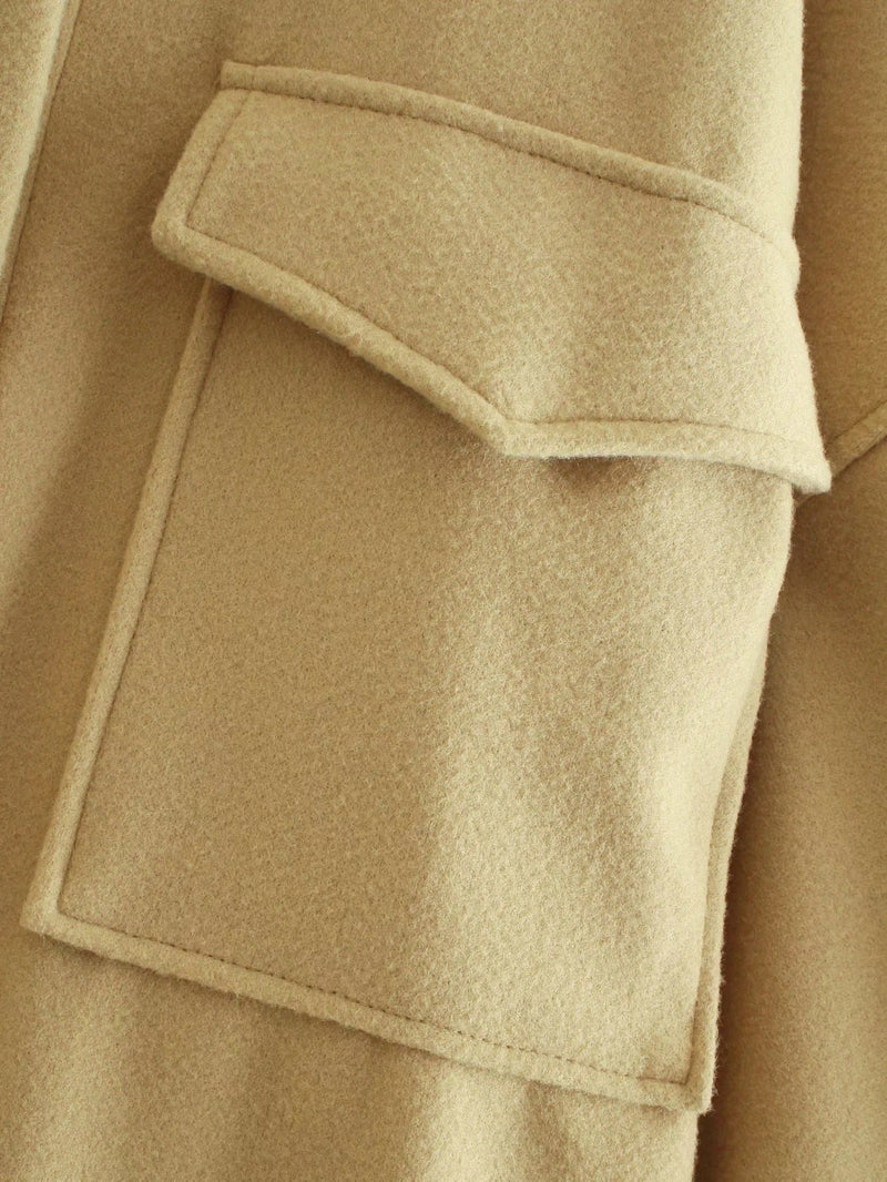 Loose Single-breasted Lapel Jacket