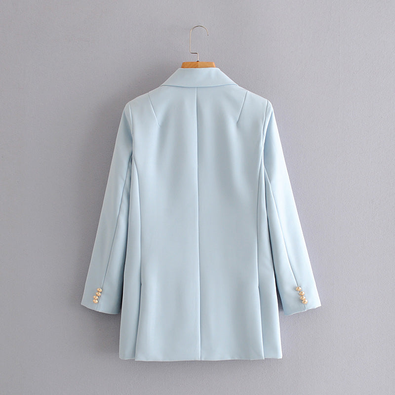 Double-breasted Suit Blazer