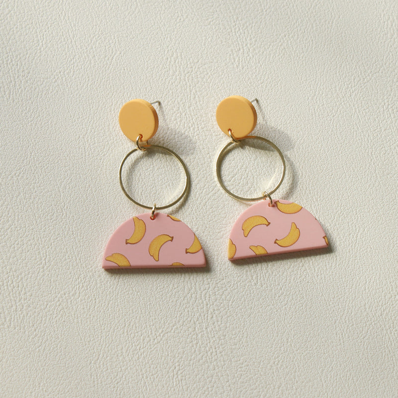 Acrylic Pearl Earrings