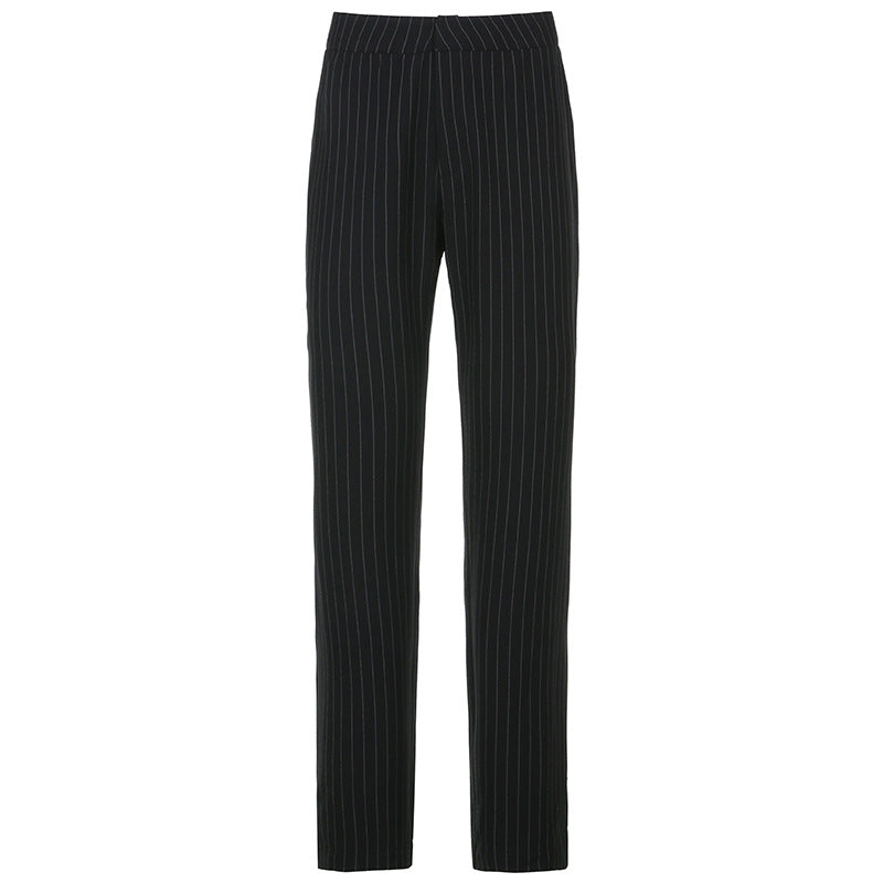 Striped Straight Leg Pants