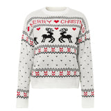 Christmas love deer pullover sweater