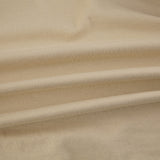 Khaki Fungus Trim Irregular Hem V-Neck Long Sleeve Top