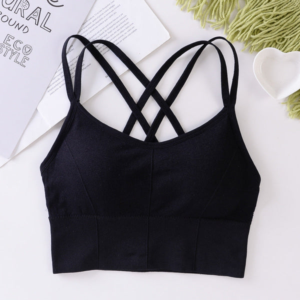 back seamless wrap breast girl bra