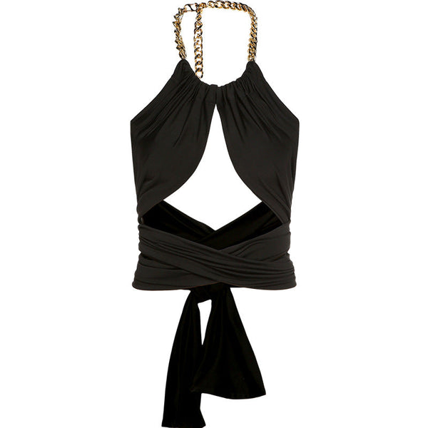 Vest Ins Hollow Strap Design With A Top Inside