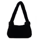 Plush Underarms One-shoulder Handbag