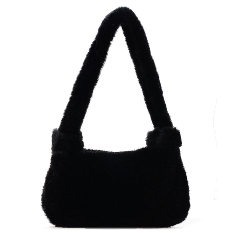 Plush Underarms One-shoulder Handbag