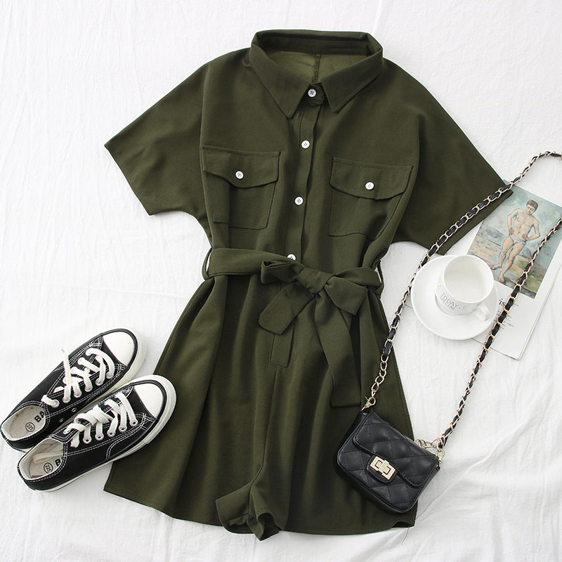 Short Sleeve Jumpsuit