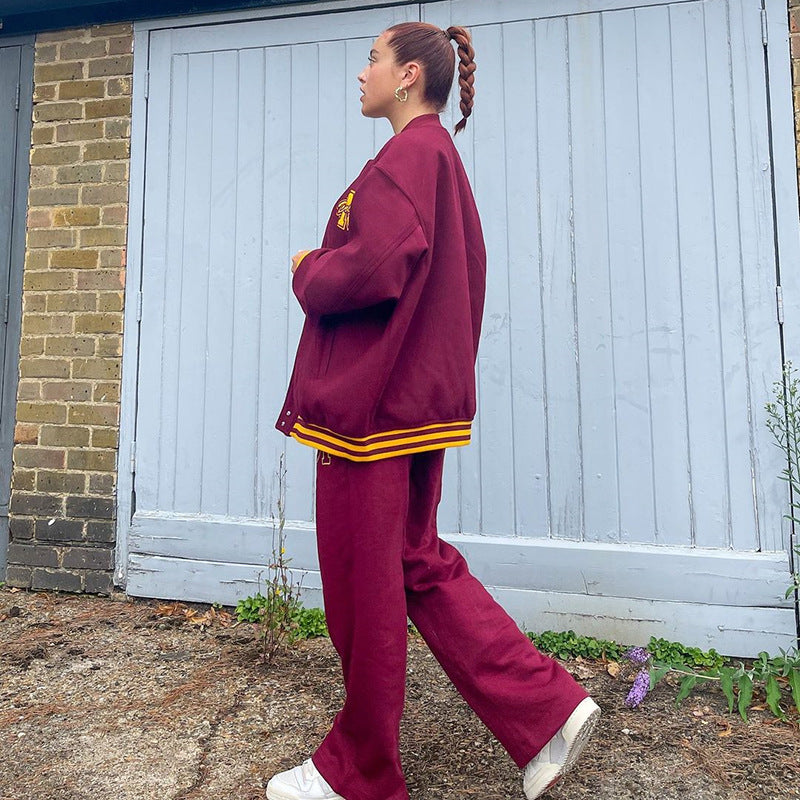 Letter Jacket Baseball Uniform