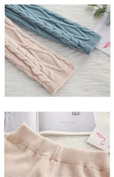 Western Style Wide-leg Pants Sweater Women's Suit