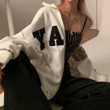 American Hooded Letter Sweater