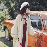 White Knitted Cardigan