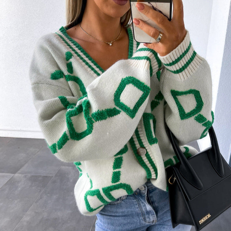 Knitted Loose Sweater Cardigan
