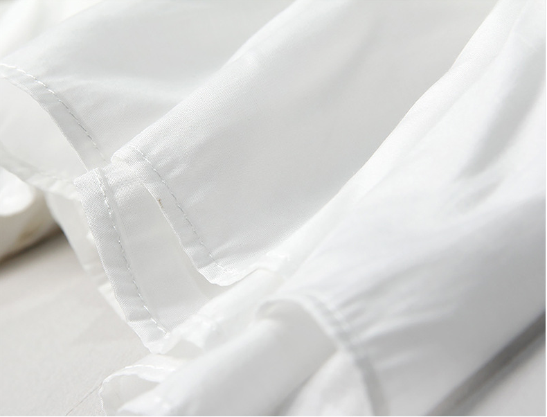 Sling ruffled off-shoulder slim dress