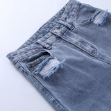 Sexy Tattered Denim Pants