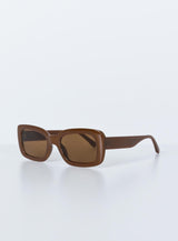 Recycled Plastic Alexis Sunglasses Dark Brown
