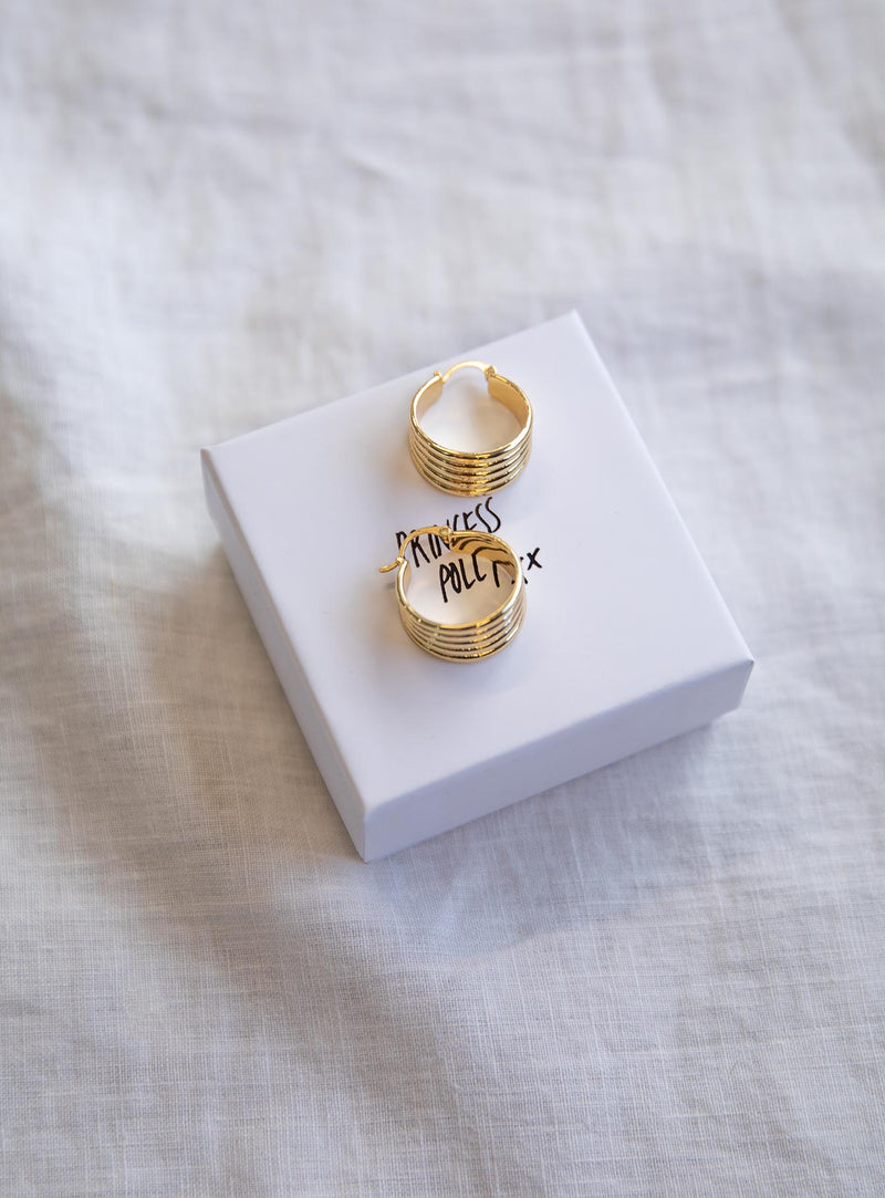 Feeling Free Gold Plated Earrings