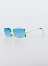2000's Bae Sunglasses Blue