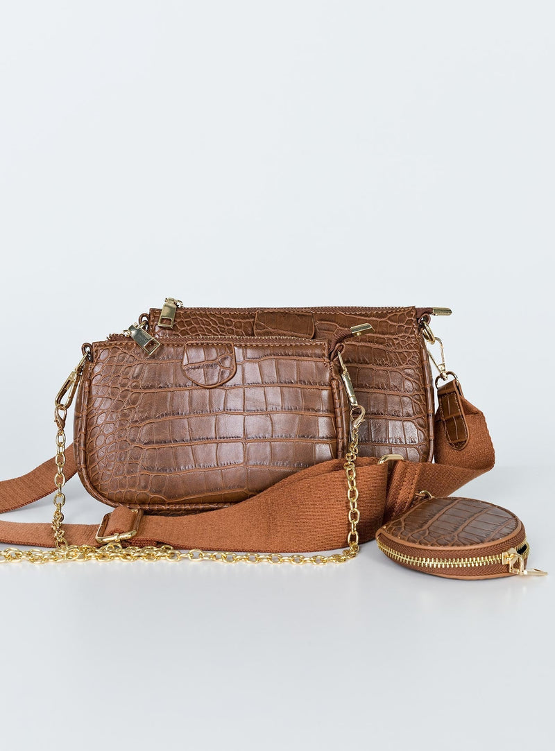 Harvey Croc Multi Pocket Bag