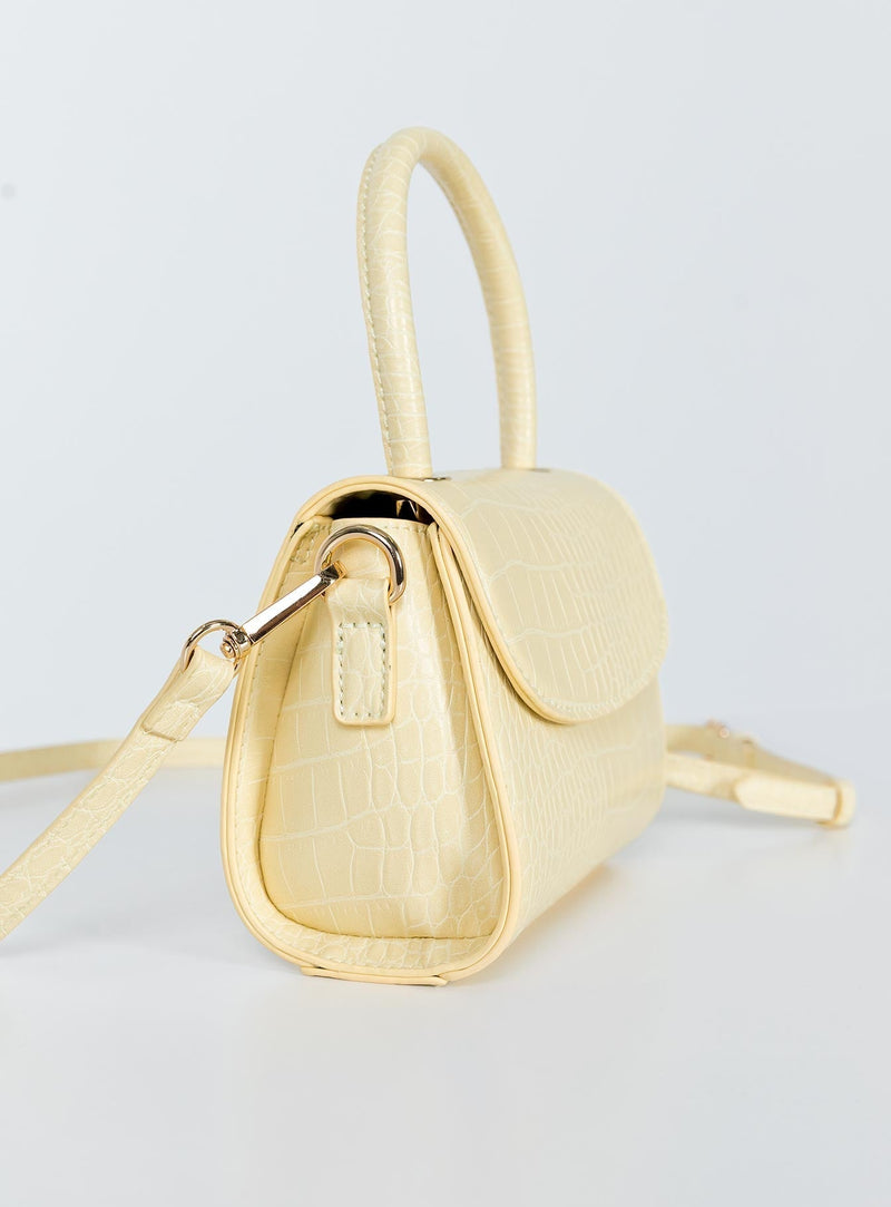 Recycled PU Take It Slow Bag Buttercream