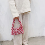 Plush Underarms One-shoulder Handbag