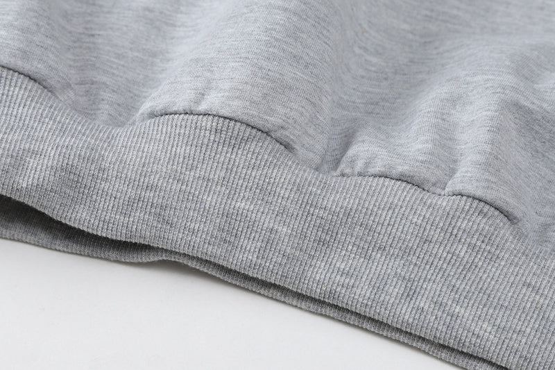 Grey V-neck Sweatshirt