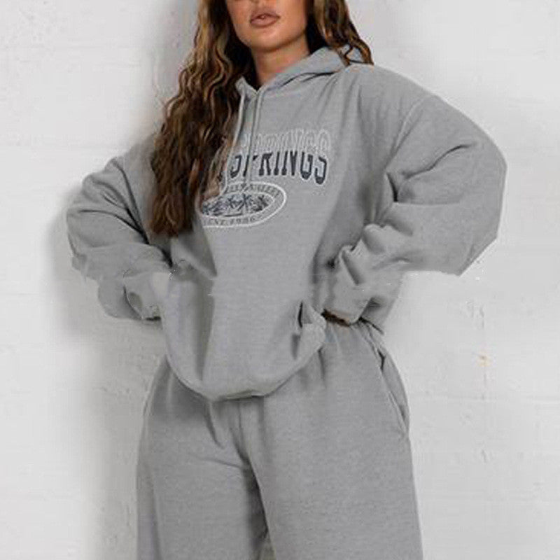 Casual Fashion Printed Long-sleeved Hoodie