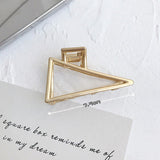 Matte metal horsetail clip