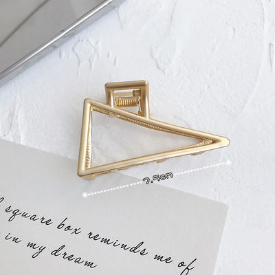 Matte metal horsetail clip