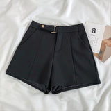 Women's high waist A-line shorts