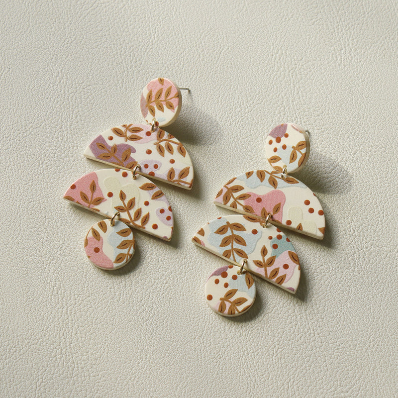 Acrylic Pearl Earrings