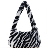 Plush Underarms One-shoulder Handbag
