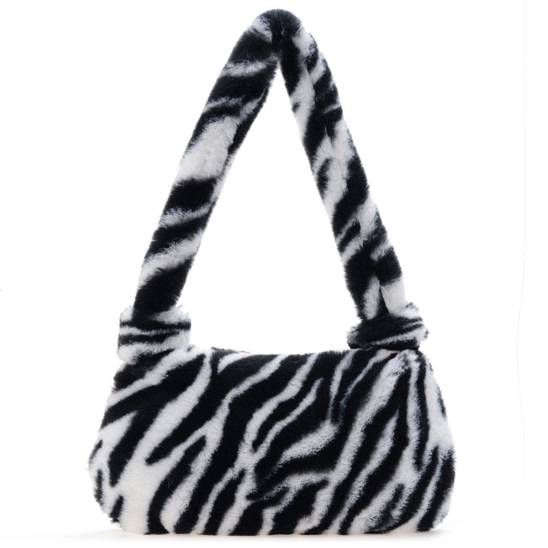 Plush Underarms One-shoulder Handbag