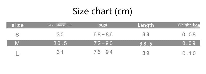 Printed stitching contrast sports vest