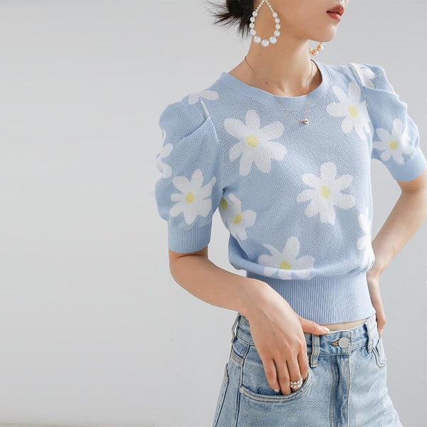 Elegant Floral T-shirts